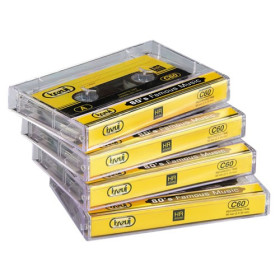 Cassettes audio vierges - les 4, par l’Homme Moderne.