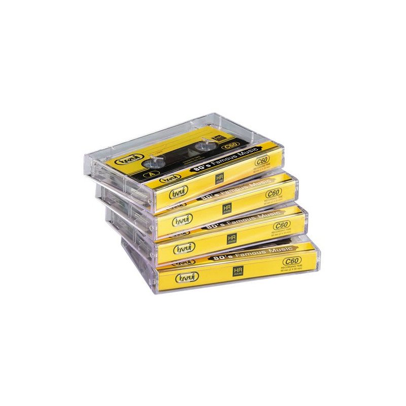 Cassettes audio vierges - les 4