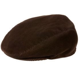 Casquette velours Teflon®, Tour de tête : 55, Couleur : Marron, par l’Homme Moderne.