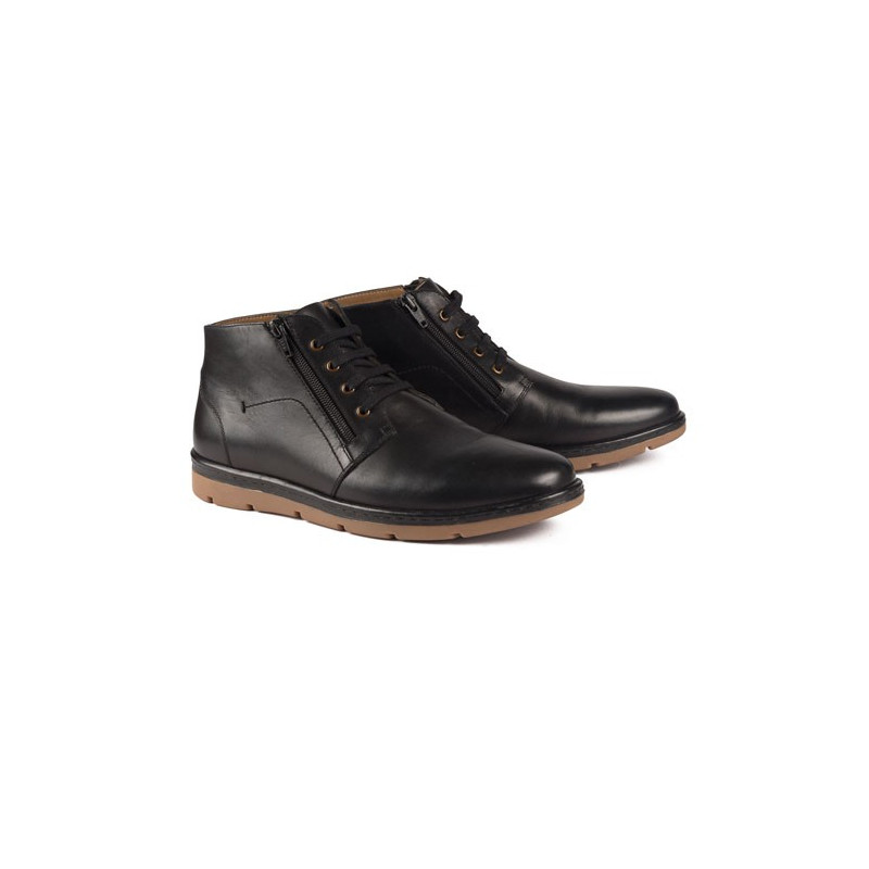 Chaussures montantes double zip