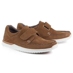 Sporting nubuck confort, Pointure : 40, Couleur : Marron, par l’Homme Moderne.