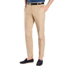 Pantalon à pinces Prestige, Taille : 42, Couleur : Beige, par l’Homme Moderne.