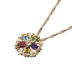 Pendentif fleur précieuse, par l’Homme Moderne.