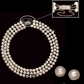 LE COLLIER DE PERLES JACKIE KENNEDY, par l’Homme Moderne.