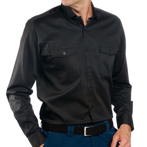 Chemise gabardine extensible