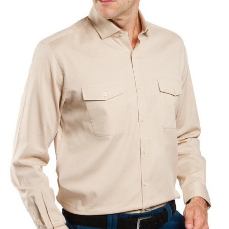 Chemise gabardine extensible