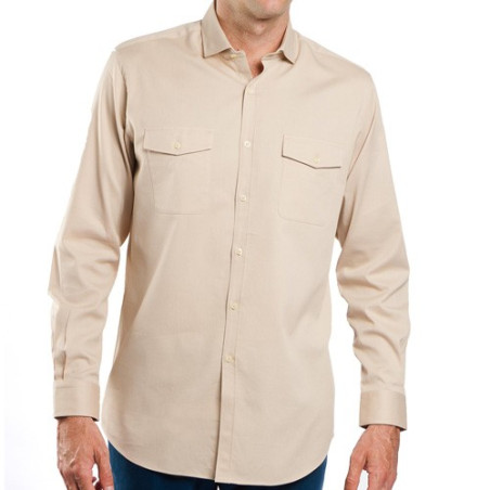 Chemise gabardine extensible