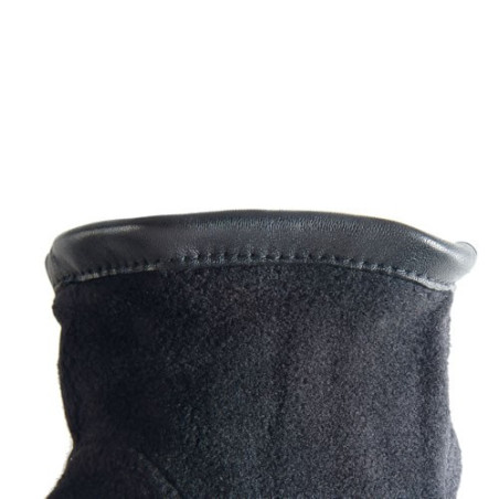 Gants cuir doublés polaire