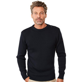 Pull Marin, Tour de poitrine : M (96/100), Couleur : Marine, par l’Homme Moderne.