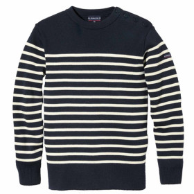 Pull Marin rayé, Tour de poitrine : M (96/100), Couleur : Marine, par l’Homme Moderne.