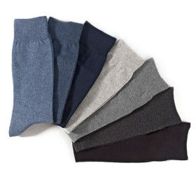 Chaussettes Lycra® antibactériennes, Pointure : 39/42, Couleur : Bleu/Gris/Noir, par l’Homme Moderne.