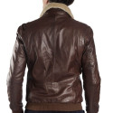 Blouson cuir aviateur