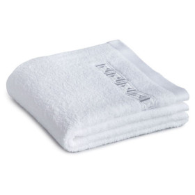 Drap douche Artémis BlanClarence®, par l’Homme Moderne.