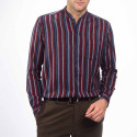 Chemise flanelle col Mao