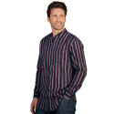 Chemise flanelle col Mao