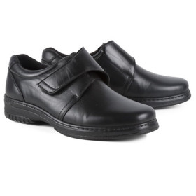 Chaussures scratch Diabet-Care, Pointure : 39, Couleur : Noir, par l’Homme Moderne.