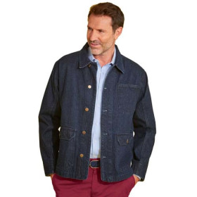 Veste Denim, Tour de poitrine : L (104/108), Couleur : Bleu, par l’Homme Moderne.