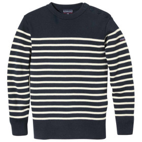 Pull yachting rayé Armor lux, Couleur : Marine, Tour de poitrine : 2XL (52), par l’Homme Moderne.