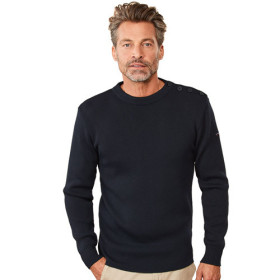 Pull yachting uni Armor lux, Couleur : Marine, Tour de poitrine : M (46), par l’Homme Moderne.