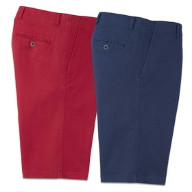 Bermudas chino - les 2, Taille : 42, Couleur : Marine/Rouge, par l’Homme Moderne.