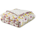 Housse de couette Fleurs de Satin BlanClarence®