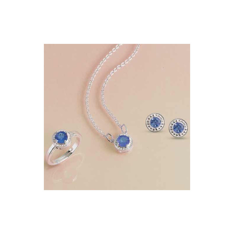 La parure en tanzanite