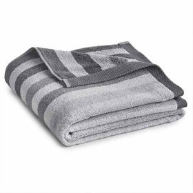 Drap de douche Baltimore BlanClarence®, Couleur : Anthracite, Dimension : 70 x 140 cm, par l’Homme Moderne.