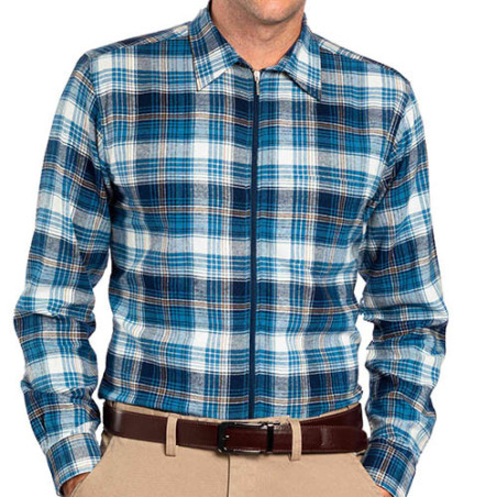 Chemise flanelle zippée