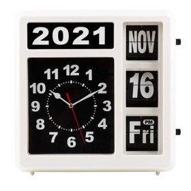 Horloge géante à calendrier automatisé, par l’Homme Moderne.