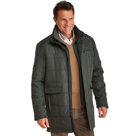 Parka matelassée outdoor, Tour de poitrine : L (104/108), Couleur : Kaki, par l’Homme Moderne.