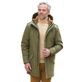 Parka Ripstop, Tour de poitrine : L (104/108), Couleur : Kaki, par l’Homme Moderne.