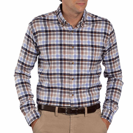 Chemise flanelle "cachemire touch"