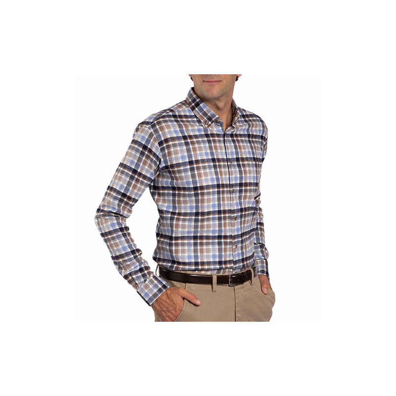 Chemise flanelle "cachemire touch"