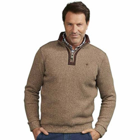 Sweat maille thermique, Tour de poitrine : L (104/108), Couleur : Marron, par l’Homme Moderne.