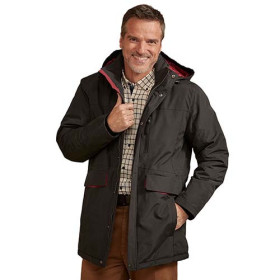 Parka thermo-confort Harryland, Tour de poitrine : M (96/100), Couleur : Noir, par l’Homme Moderne.