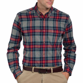 Chemise flanelle Harryland, Encolure : 43/44, Couleur : Multicolore, par l’Homme Moderne.