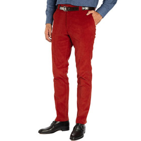 Pantalon velours milleraies, Taille : 48, Couleur : Rouille, par l’Homme Moderne.