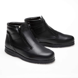 Boots Cuir Doublées Laine