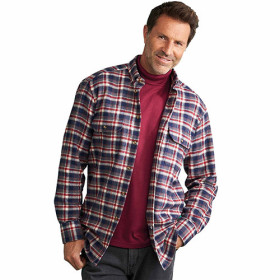 Sur-chemise flanelle, Encolure : 39/40, Couleur : Multicolore, par l’Homme Moderne.