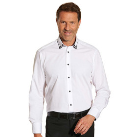 Chemise double col, Encolure : 41/42, Couleur : Blanc, par l’Homme Moderne.