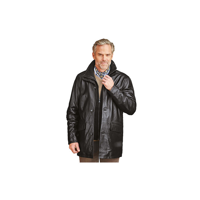 Parka cuir nappa