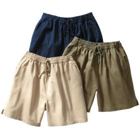 Shorts tout confort - les 3, Taille : XL (50/52), Couleur : Beige/Marine/Kaki, par l’Homme Moderne.