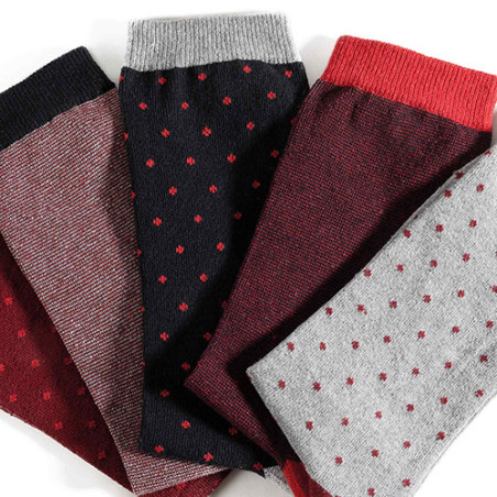 Chaussettes fantaisies - les 5 paires