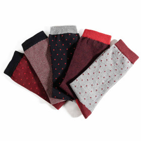 Chaussettes fantaisies - les 5 paires, Pointure : 39/42, Couleur : Multicolore, par l’Homme Moderne.