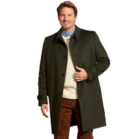 Manteau Loden, Taille : 52, Couleur : Vert, par l’Homme Moderne.