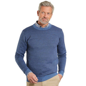 Pull & chemise offerte, Tour de poitrine : XL (112/116), Couleur : Bleu, par l’Homme Moderne.