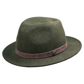 Chapeau loden indéformable, Tour de tête : 55, Couleur : Vert, par l’Homme Moderne.