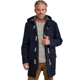 Duffle-coat laine, Tour de poitrine : L (104/108), Couleur : Marine, par l’Homme Moderne.