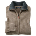 Gilet lambswool zippé