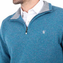 Pull zippé lambswool